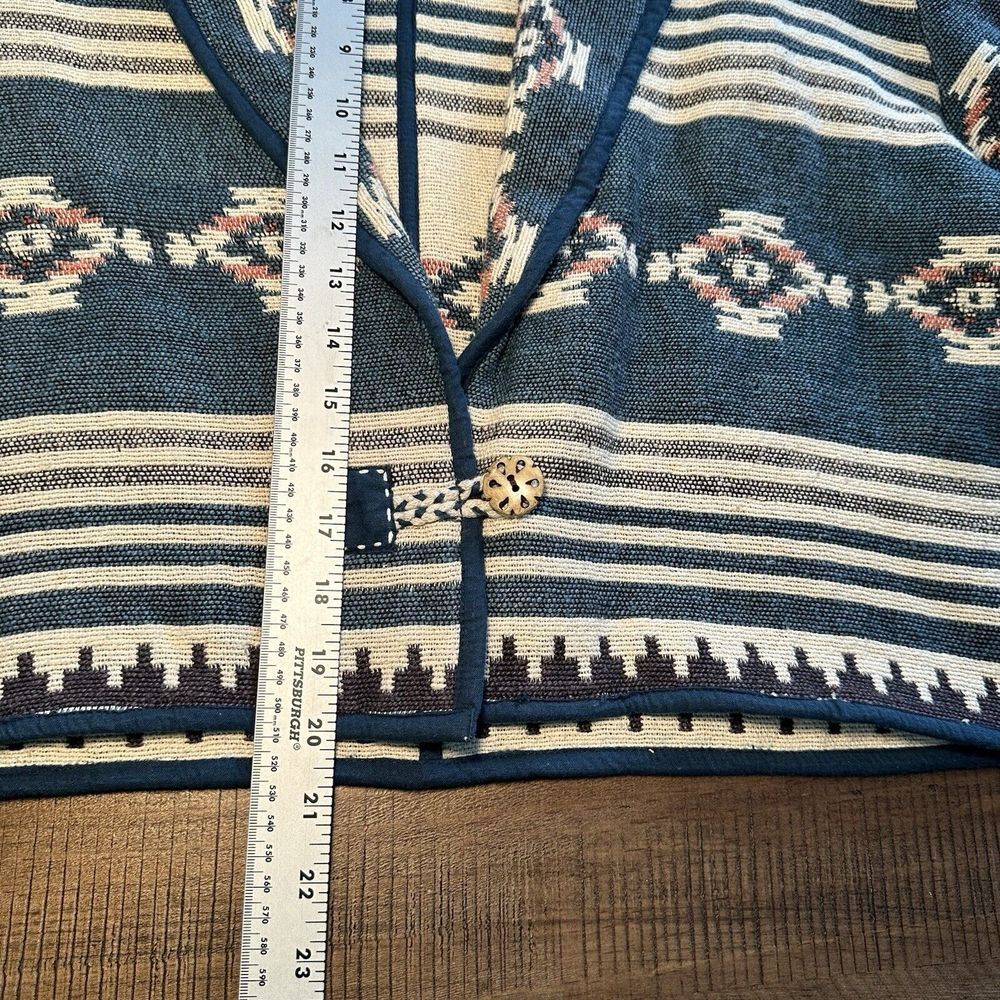 Flashback Vintage Southwest Aztec Cowgirl Western Ranch Cropped Jacket Large - Picture 6 of 6